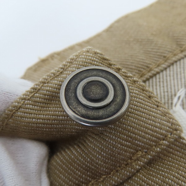 実際に弊社で買取させて頂いたMaison Martin Margiela/メゾンマルタンマルジェラ10 12AW ワイドバギーパンツ S30LA0055/46の画像 7枚目