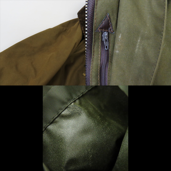 実際に弊社で買取させて頂いたBarbour/バブアー A50 MOORLAND JACKET/ムーアランド オイルド ジャケット/C38の画像 7枚目