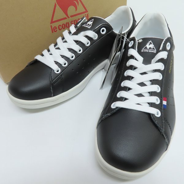 実際に弊社で買取させて頂いた【未使用】le coq sportif/ルコックスポルティフ LAローランLE スニーカー QL1PJC18BK/27.5