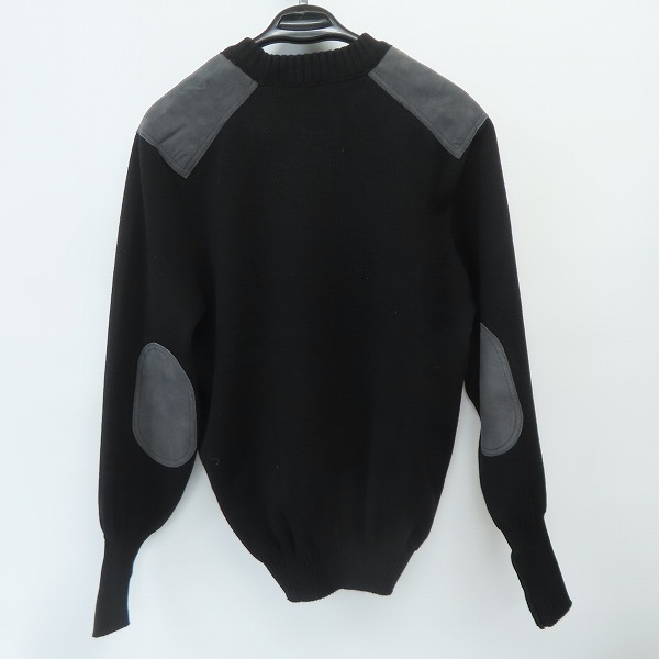 実際に弊社で買取させて頂いたBurberrys/バーバリーズ イングランド製 エルボーパッチ ショルダーパッチ ウール ニット/Lの画像 1枚目