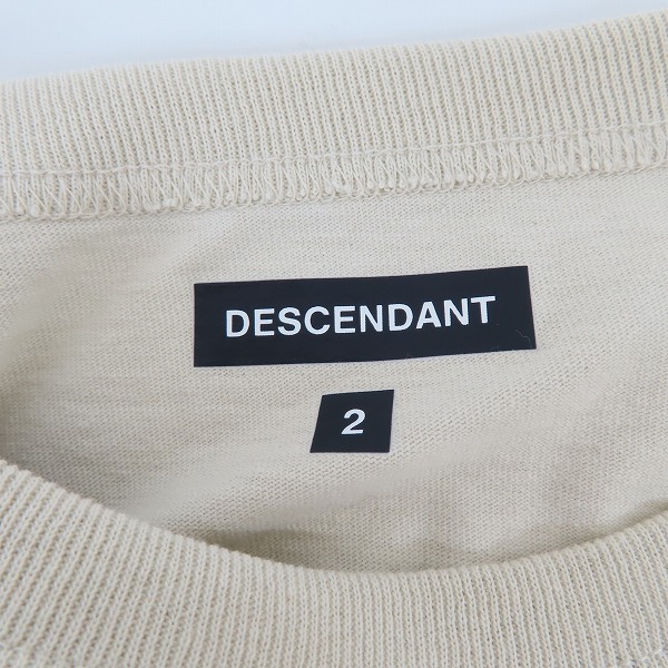 実際に弊社で買取させて頂いたDESCENDANT/ディセンダント プリント カットソー ロンT/2の画像 2枚目