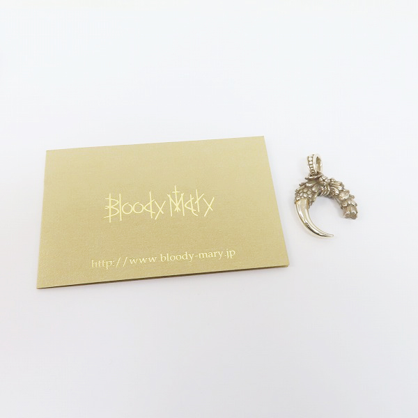 実際に弊社で買取させて頂いた【ギャラ付】Bloody Mary/ブラッディマリー 野牛 バイソンペンダントの画像 7枚目