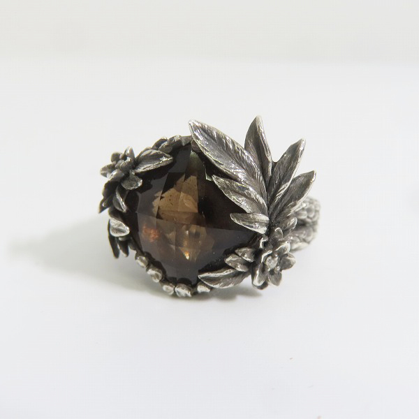 実際に弊社で買取させて頂いたBloody Mary/ブラッディマリー 2012 Christmas限定 ディヴァインリング w/スモーキークォーツ/ダイヤ 13号