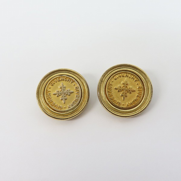 実際に弊社で買取させて頂いたGIVENCHY/ジバンシイ ロゴ入り イヤリング ゴールドカラー