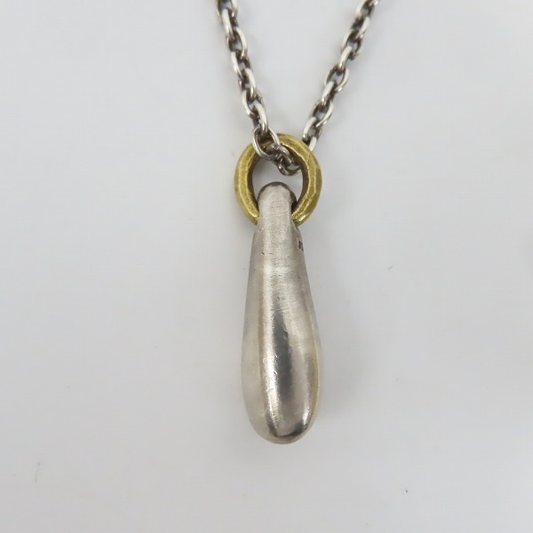 実際に弊社で買取させて頂いたRICK OWENS/リック オウエンス DROPS/ドロップス/涙粒モチーフ/ネックレスの画像 2枚目