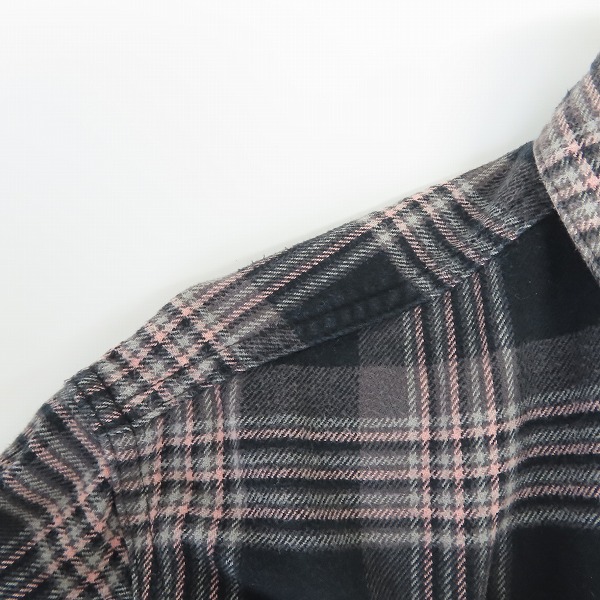 実際に弊社で買取させて頂いたCALEE/キャリー チェックシャツ/ネルシャツ Lの画像 6枚目