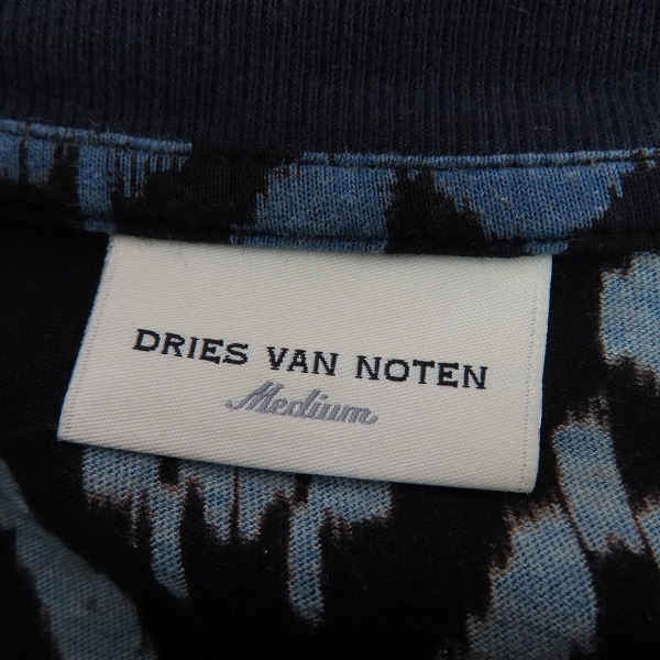 実際に弊社で買取させて頂いたDRIES VAN NOTEN/ドリスヴァンノッテン 総柄Tシャツ/Mの画像 2枚目