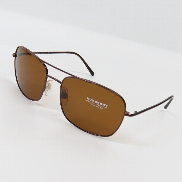 実際に弊社で買取させて頂いたBurberrys/バーバリー ダブルブリッジ サングラス B3007