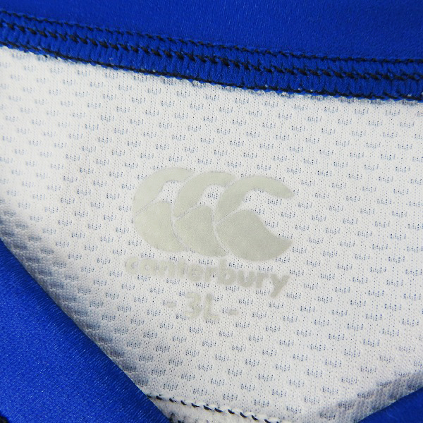 実際に弊社で買取させて頂いたCANTERBURY/カンタベリー 宗像サニックスブルース レプリカホームジャージ/ラグビーウェア/RG32196/3Lの画像 2枚目