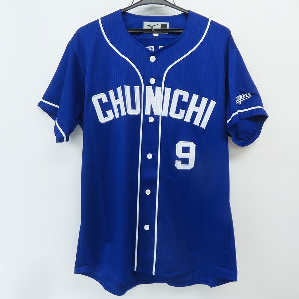 実際に弊社で買取させて頂いたMizuno/ミズノ 中日ドラゴンズ #9 福留孝介 2019年 ビジター ユニフォーム /Lの画像 0枚目