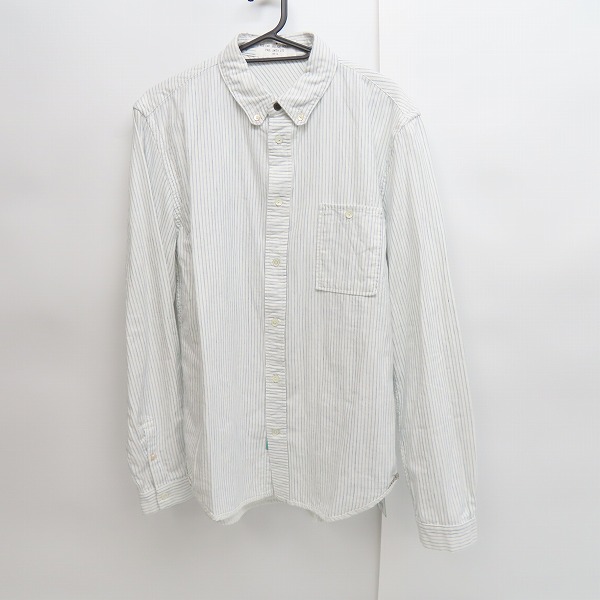 実際に弊社で買取させて頂いたPaul Smith/ポールスミス RED EAR/レッドイヤー ストライプ ボタンダウンシャツ 232052/XL