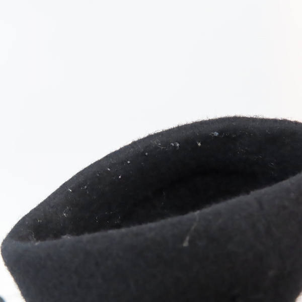 実際に弊社で買取させて頂いたCALEE/キャリー ジップアップメルトンジャケット ブラック/Lの画像 5枚目