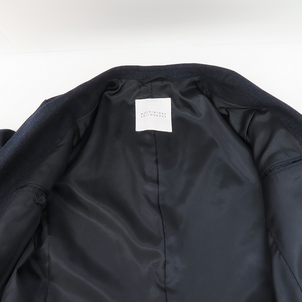 実際に弊社で買取させて頂いたMACKINTOSH PHILOSOPHY/マッキントッシュ フィロソフィー/カシミア ウールチェスターコート/40の画像 5枚目