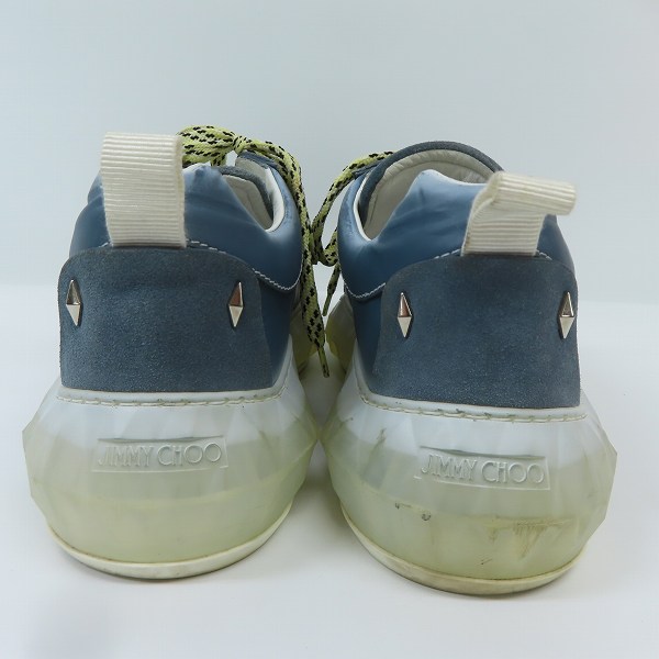 実際に弊社で買取させて頂いたJIMMY CHOO/ジミーチュウ DIAMOND/ダイヤモンド レザースニーカー 40の画像 1枚目