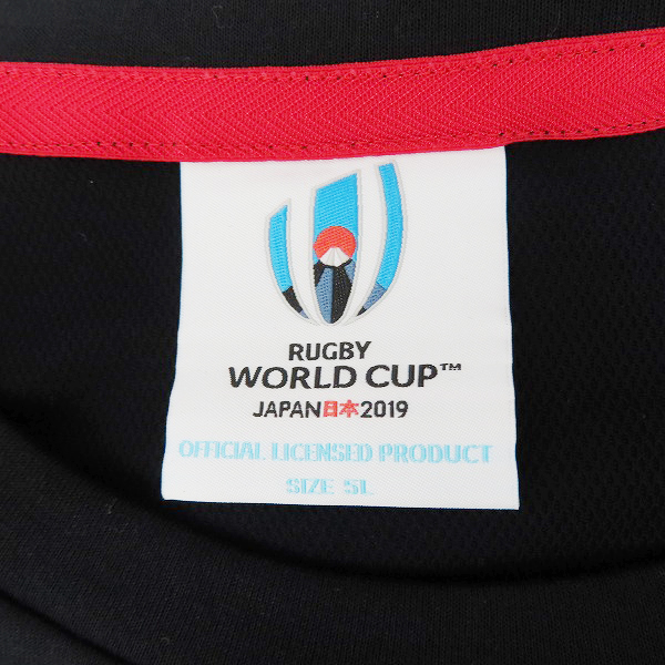 実際に弊社で買取させて頂いた【未使用】canterbury/カンタベリー ラグビー 日本代表 半袖Tシャツ RWC2019  ジャパンティ /5Lの画像 2枚目