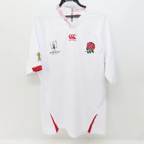 実際に弊社で買取させて頂いたCANTERBURY/カンタベリー ラグビー イングランド代表 2019年 レプリカジャージ/ウェア/VWR39002/XL