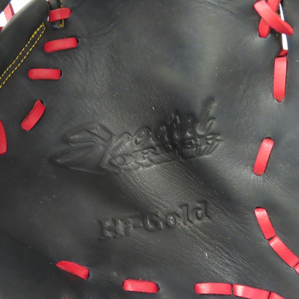 実際に弊社で買取させて頂いたHI-GOLD/ハイゴールド 軟式 右投げ 一塁手 ファーストミット CF-773の画像 3枚目