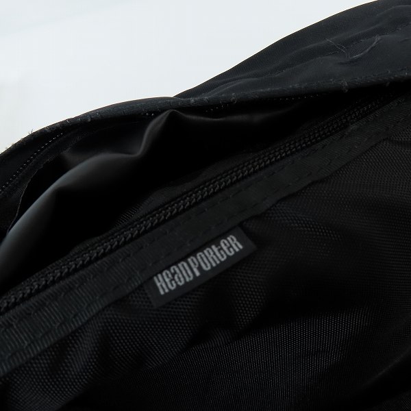 実際に弊社で買取させて頂いたHEAD PORTER/ヘッドポーター ブラック バックパック/リュックの画像 4枚目
