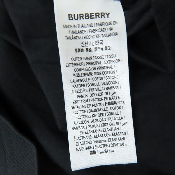 実際に弊社で買取させて頂いた【JPタグ】BURBERRY/バーバリー 19SS ロゴプリント オーバーサイズTシャツ 8009494/Mの画像 3枚目