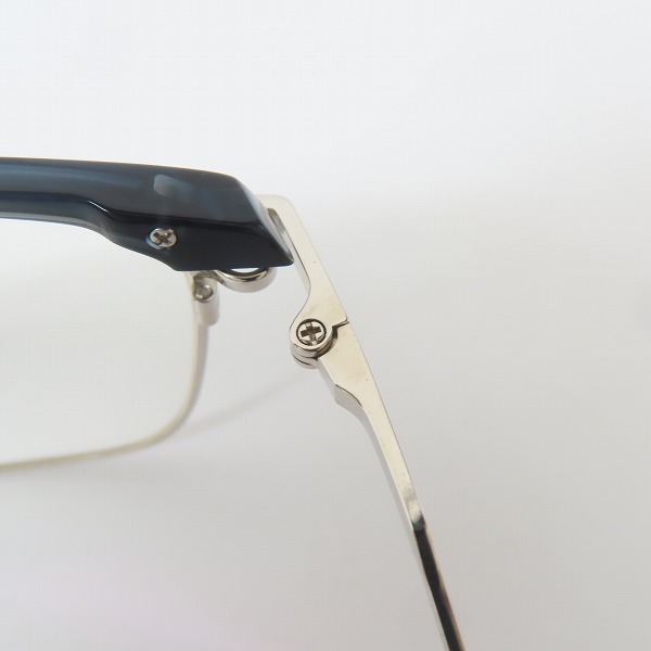 実際に弊社で買取させて頂いた999.9/フォーナインズ フルリム 眼鏡/メガネフレーム M-65 5202の画像 5枚目