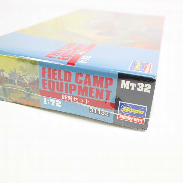 実際に弊社で買取させて頂いた【未開封】Hasegawa/ハセガワ 1/72 野営セット フィールド キャンプ イクウィップメント プラモデルの画像 4枚目