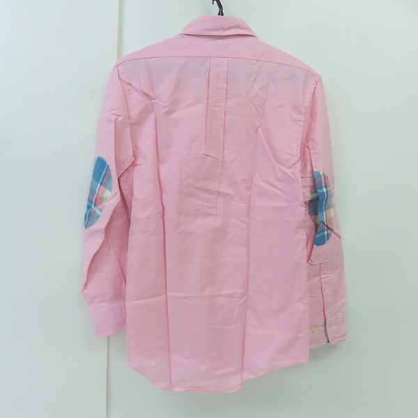 実際に弊社で買取させて頂いたBROOKS BROTHERS/ブルックスブラザーズ ロゴ刺繡 エルボーパッチ 長袖シャツ/Sの画像 1枚目