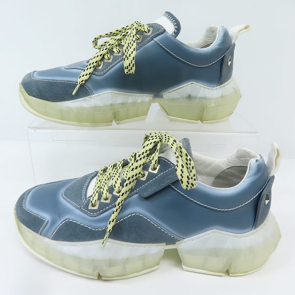 実際に弊社で買取させて頂いたJIMMY CHOO/ジミーチュウ DIAMOND/ダイヤモンド レザースニーカー 40の画像 3枚目