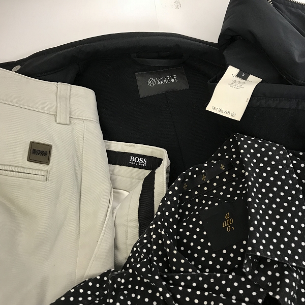 実際に弊社で買取させて頂いた【おまとめ品】アトー/ユナイテッドアローズ/ヒューゴボス 等 長袖シャツ/パンツ/ジャケット 他の画像 1枚目