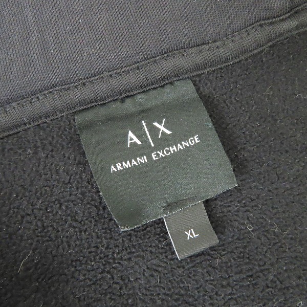 実際に弊社で買取させて頂いたARMANI EXCHANGE/アルマーニエクスチェンジ ボア ジップアップ パーカー/XLの画像 2枚目