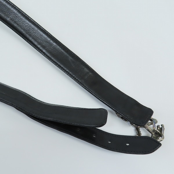 実際に弊社で買取させて頂いたALEX STREETER/アレックスストリーター ゴーストライダーバックルレザーベルトの画像 4枚目