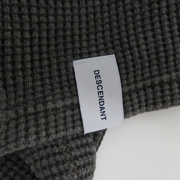 実際に弊社で買取させて頂いたDESCENDANT/ディセンダント クジラロゴ サーマルロンT カットソー/2の画像 6枚目