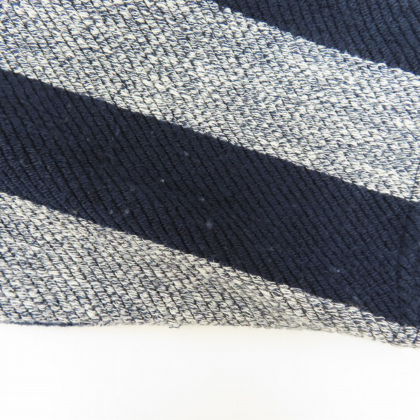 実際に弊社で買取させて頂いたDESCENDANT/ディセンダント クジラロゴ ストライプ ニット ジップパーカー/2の画像 6枚目