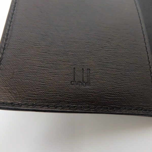 実際に弊社で買取させて頂いたDunhill/ダンヒル ロゴプレート レザー 二つ折りカードケース/名刺入れの画像 6枚目