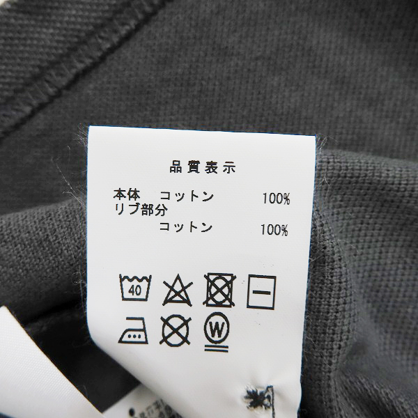 実際に弊社で買取させて頂いたDESCENDANT/ディセンダント クジラ刺繍 半袖ポロシャツ 1の画像 4枚目