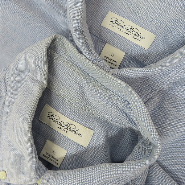 実際に弊社で買取させて頂いたBROOKS BROTHERS/ブルックスブラザーズ 半袖 ボタンダウンシャツ 2点セットの画像 2枚目