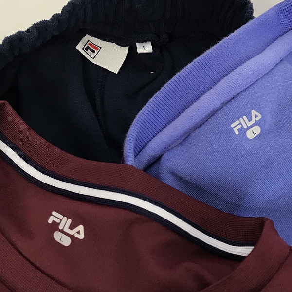 実際に弊社で買取させて頂いた【おまとめ品】FILA/フィラ レディース テニスウェア/スウェット/カットソー/パンツ/スカート 等の画像 1枚目