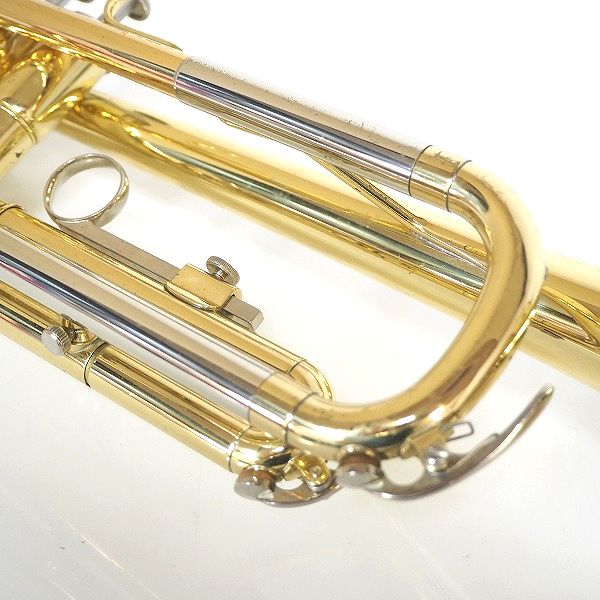 実際に弊社で買取させて頂いた【ジャンク】YAMAHA/ヤマハ YTR-2320E/YTR2320E トランペット ゴールド ハードケース付の画像 6枚目