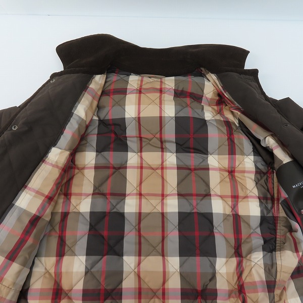 実際に弊社で買取させて頂いたMACKINTOSH LONDON/マッキントッシュ ロンドン フード付き キルティングコート G1F25-401-58/38の画像 7枚目