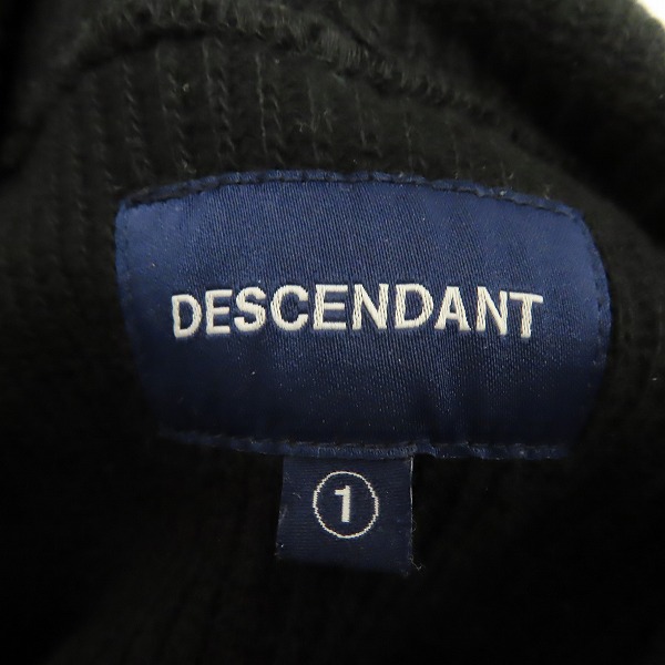 実際に弊社で買取させて頂いたDESCENDANT/ディセンダント ロゴ プルオーバーパーカー/1の画像 2枚目