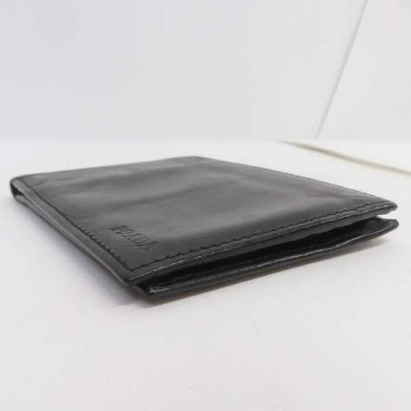 実際に弊社で買取させて頂いたPRADA/プラダ レザー 二つ折り財布/ウォレットの画像 2枚目