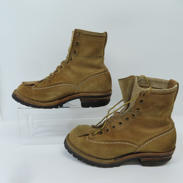 実際に弊社で買取させて頂いたWHITE'S BOOTS/ホワイツブーツ SMOKE JUMPER/スモークジャンパー スエード レースアップ ブーツ/8.5Eの画像 3枚目