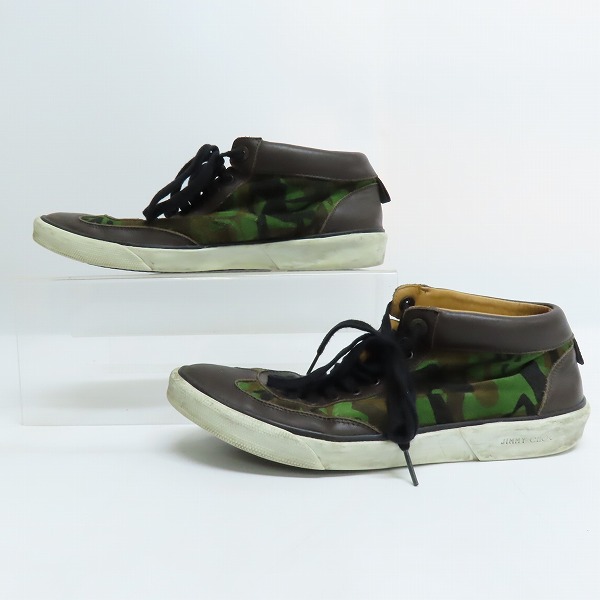 実際に弊社で買取させて頂いたJIMMY CHOO/ジミーチュウ カモフラ/迷彩柄 スニーカー/シューズ Size：42の画像 3枚目