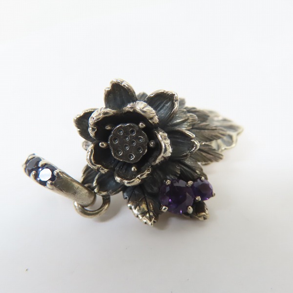 実際に弊社で買取させて頂いたBloody Mary/ブラッディマリー Lotus head/ロータスヘッド 蓮魚 ペンダントトップの画像 4枚目