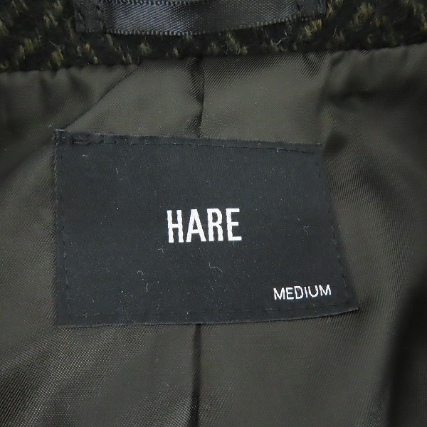 実際に弊社で買取させて頂いたHARE/ハレ チェスターコート HA030093TR/Mの画像 2枚目