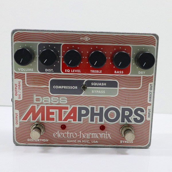 実際に弊社で買取させて頂いたELECTRO-HARMONIX/エレクトロハーモニックス Bass Metaphors プリアンプ マルチエフェクター DI 動作確認済みの画像 1枚目
