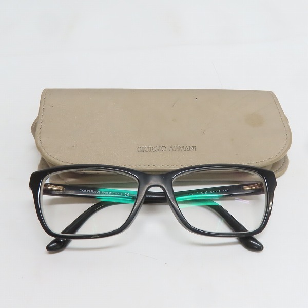 実際に弊社で買取させて頂いたGIORGIO ARMANI/ジョルジオアルマーニ フルリム 眼鏡/メガネフレーム の画像 8枚目