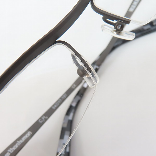 実際に弊社で買取させて頂いたless than human/レスザンヒューマン C7H8/トルエン メガネフレームの画像 9枚目