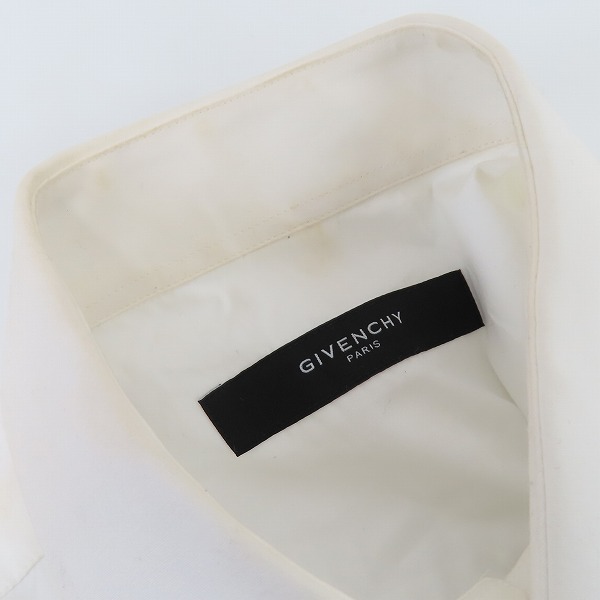 実際に弊社で買取させて頂いたGIVENCHY/ジバンシイ ロゴスナップボタン ミリタリーシャツジャケット/37の画像 2枚目