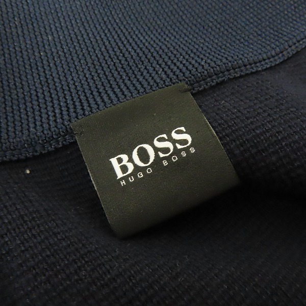 実際に弊社で買取させて頂いたHUGO BOSS/ヒューゴボス ジップアップニットジャケット/Lの画像 2枚目