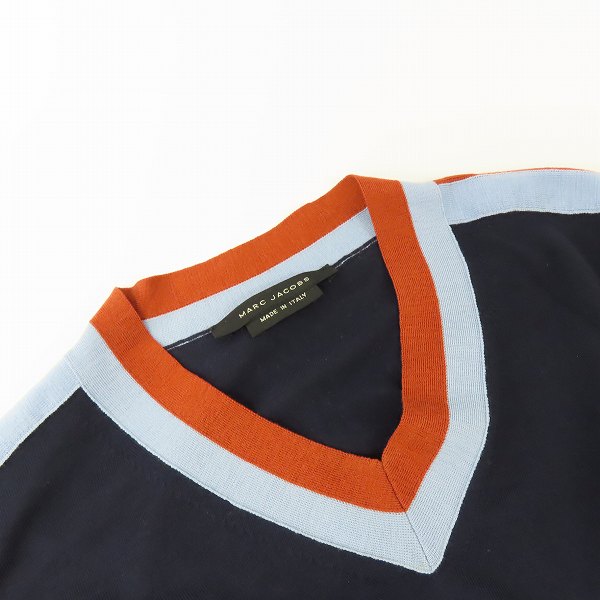 実際に弊社で買取させて頂いた【JPタグ】MARC JACOBS/マークジェイコブス Ｖネックニット ウール/XSの画像 5枚目